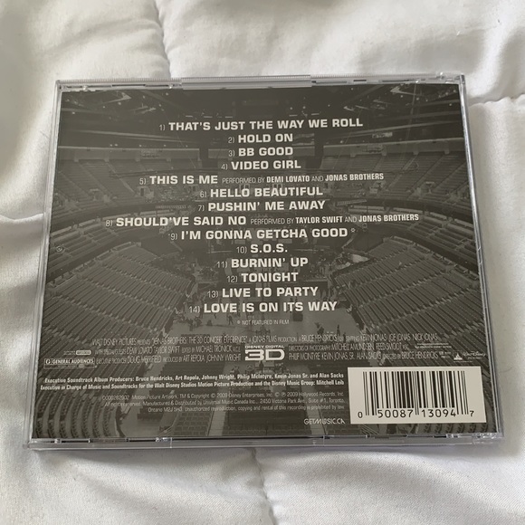 2/$10 Jonas Brothers Music From 3D Concert Experience Album - Picture 2 of 3
